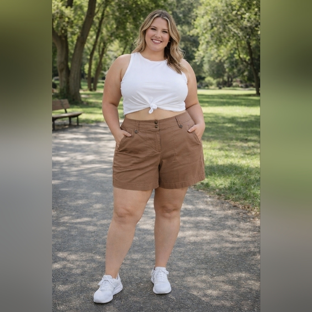 Talbots Tan Cargo Shorts for Women